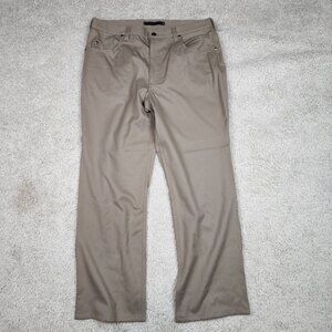 Corbin Classic Flannel Super 100s Wool Mens Size 36x29 Reg Vintage VTG USA Brown